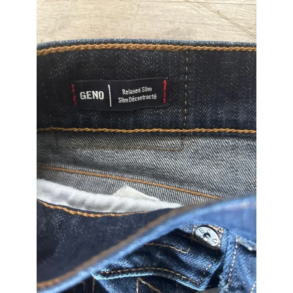 True Religion GENO Men’s Relaxed Slim Jeans Size 34 Dark Wash